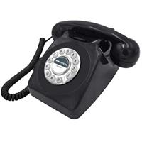 MAJESTIC MAX253 VINTAGE TELEFONO FISSO NERO